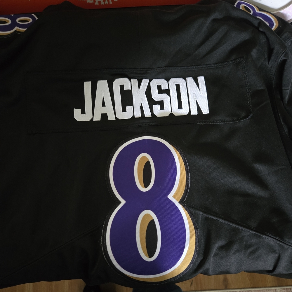 NFL Baltimore Ravens Black and Purple Jersey - Picture 4 of 4